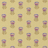 Algodón estampado ESHA2 Amarillo / Azul